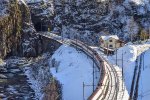 RABDe 500 ICN: An Intercity train is ascending the Gotthard mountain route.